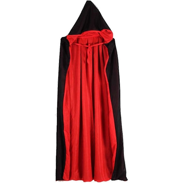 Vampyyriviitta Pystykauluksella ja Hupulla, Käännettävä Halloween-asuun Teemajuhliin Cosplayhin