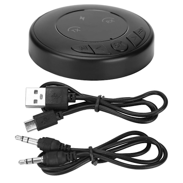 Bluetooth 5.0 Sender Mottaker Lav Latens AUX Multifunksjon 2 i 1 Trådløs Bluetooth Adapter