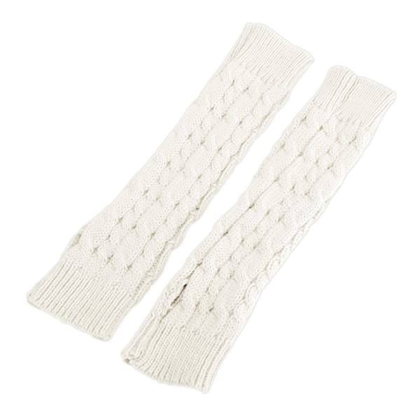 Stickade vinterhandskar för kvinnor
