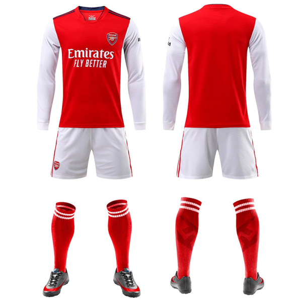 Höst och vinter långärmad Arsenal hemmafotboll sport fotboll träningskläder XL