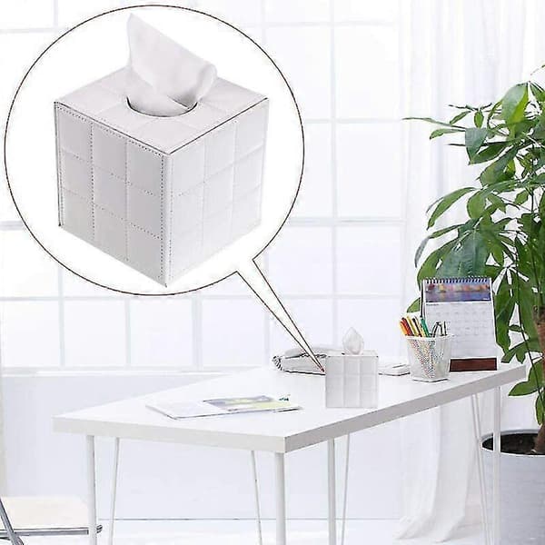 Toiletpapirholder Elegant PU Læder Tissue Box Holder