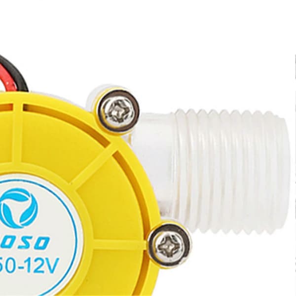 F50 Mikro hydro DC Vattenflödespump Turbin Vattenkraft Energi Generator (12V)