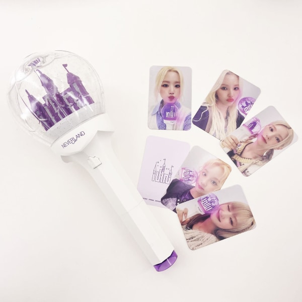 Ny Kpop Gidle Lightstick Ver.2 Korea (g)i-dle Light Stick Version 2 1 Castle Concert Lamp Party Flash Med Fotokort Present ver.2 with 5cards