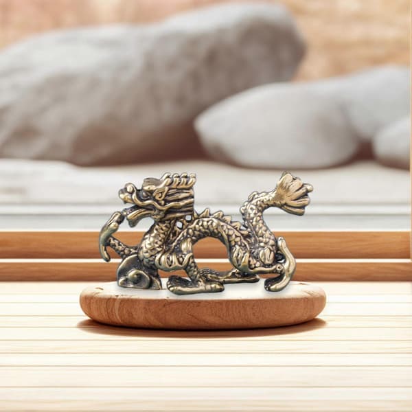6x Drakfigur Skrivbordsfigur Djur Kreativ Mini Drakprydnad