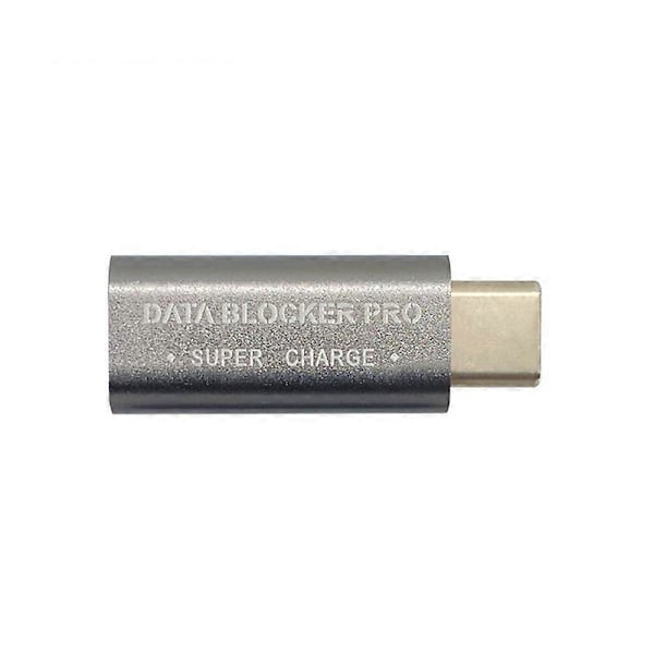 5 stk. USB Type-C Datablokkering USB C til C Datablokkering, Beskyttelse mot Juice Jacking, Støtter Rask Lading