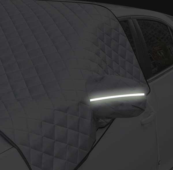 Bilfrontrute solskjerm og snødekke, magnetisk UV-reflektor med speildeksler, vinterfrostbeskyttelse