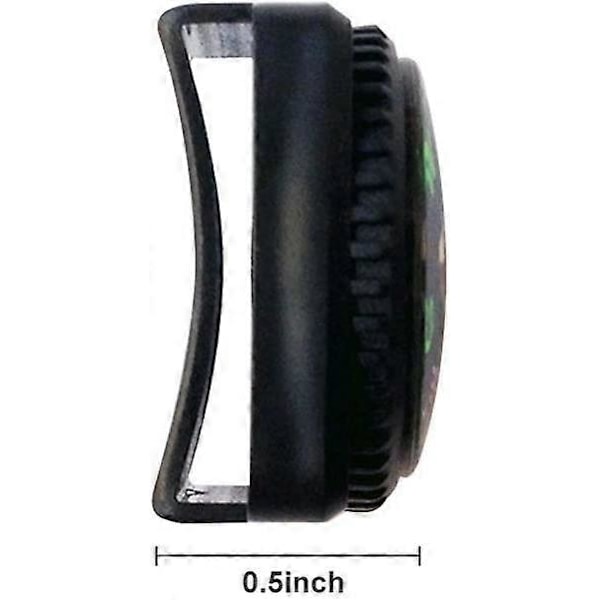 Mini-kompassinappi Paracord-rannekkeeseen, nestetäytteinen kompassi, hätäselviytymiskello, ranneke, paracord-rannekoru