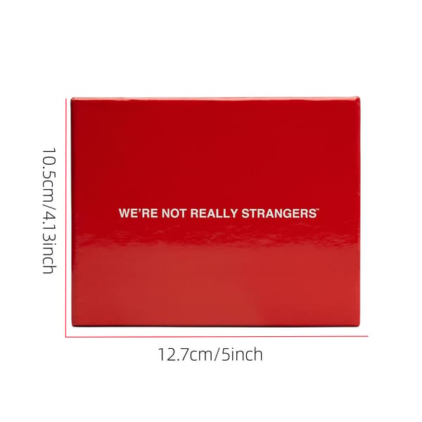We're Not Really Strangers (engelsk version) - Kortspil til fest