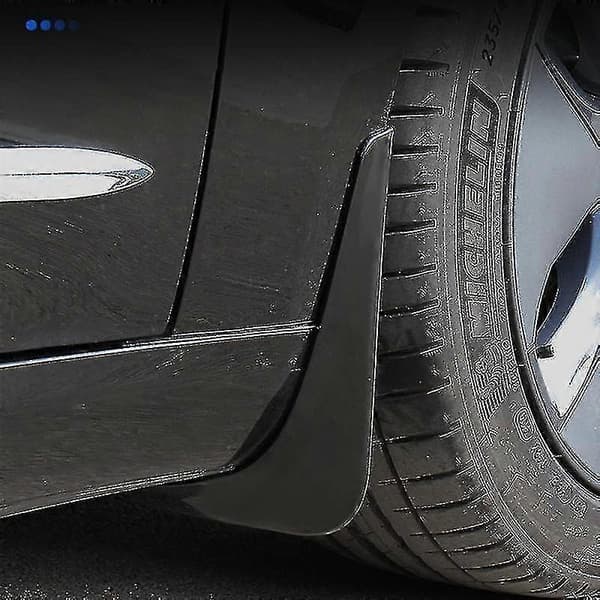 4 stk. Mudflap Stænklapper til Tesla Model 3 Ingen Boring Bil For- og Baghjuls Skærm