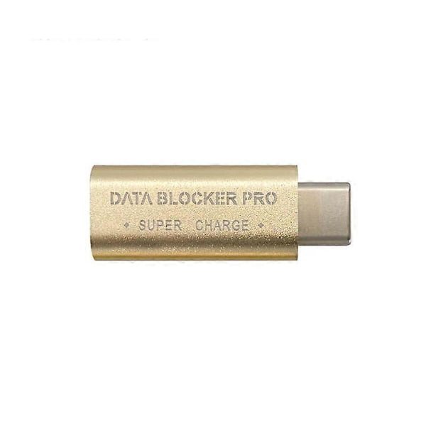 5 stk. USB Type-C Datablokkering USB C til C Datablokkering, Beskyttelse mot Juice Jacking, Støtter Rask Lading