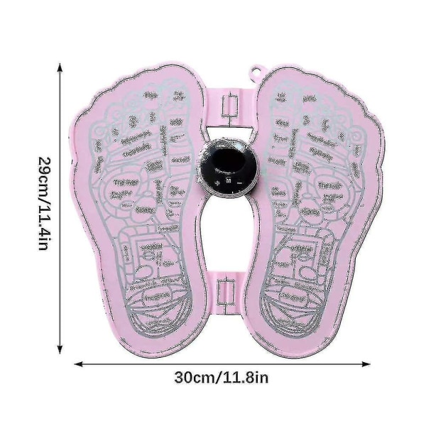 Tflycq Ems Ben Omformande fotmassageapparat med fjärrkontroll, 6 lägen 15 Lntensity Foot_a