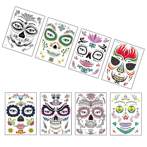 1 st Halloween Makeup Stickers Halloween Temporary Stickers