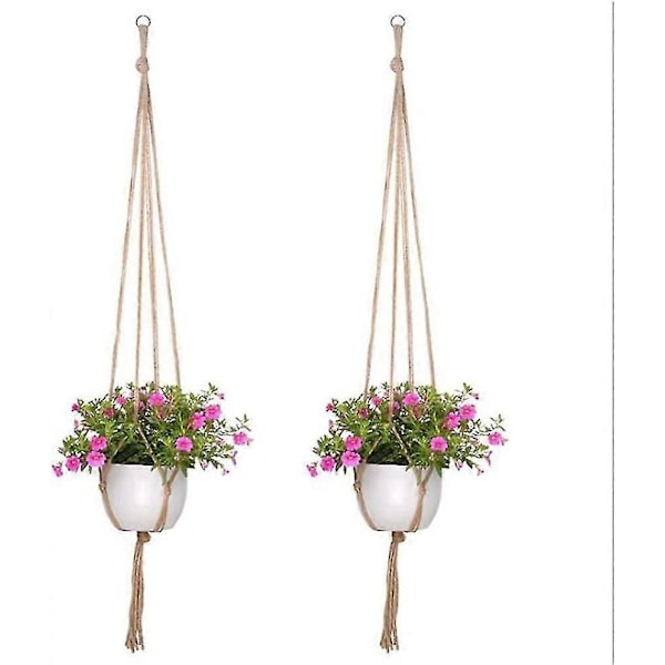6 Delar, Växthållare, Hängande Korg, Hängande Blomkrukor, Hängande Blomkruka