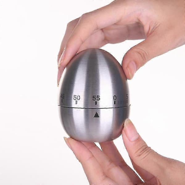 Egg Timer, Kjøkken Timer, sølv