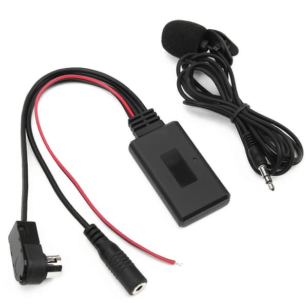 Bluetooth 5.0 AUX Kabeladapter med Mikrofon Handsfree Passar Alpine CDA-9857 CDA-9886 CDA-117