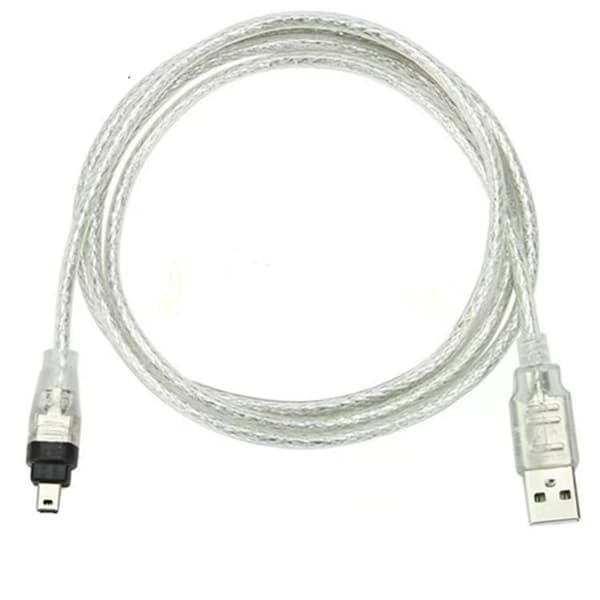 USB Han til Firewire IEEE 1394 4 Pin Han Ilink Adapterkabel til Dcr-trv75e Dv 1m USB Firewire Kabel