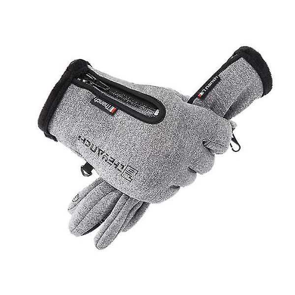 Vinterhandskar Vattentät thermal pekskärm Thermal vindtät varma handskar kallt väder Löpning Sport Fotvandring Skidhandskar 1 Xl