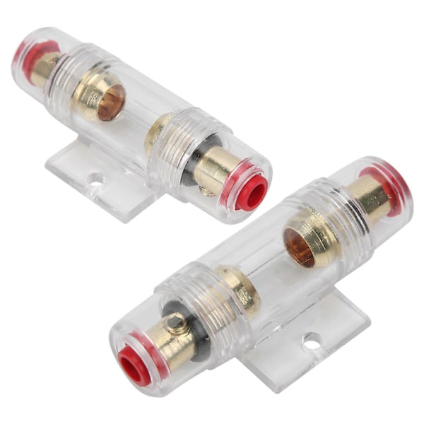 Stereo Audio Sikringsholder Enkel AGU Sikringsboks Distribusjonsblokk for Bil Båt RV Blå 60A