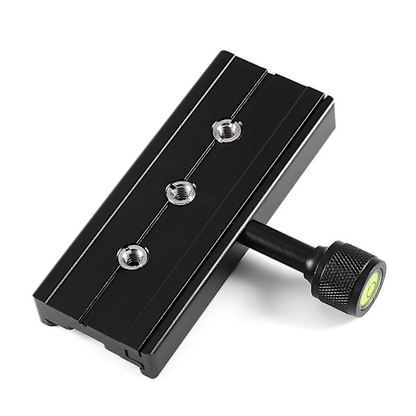 Svart QR-120 Klemmeadapter For Hurtigutløserplate 1/4\" 3/8\" for Arca SWISS RSS Stativ