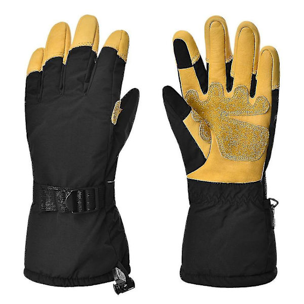 Vindtät thermal, vinter för män och kvinnor, skidor, pekskärmshandskar varma Style2