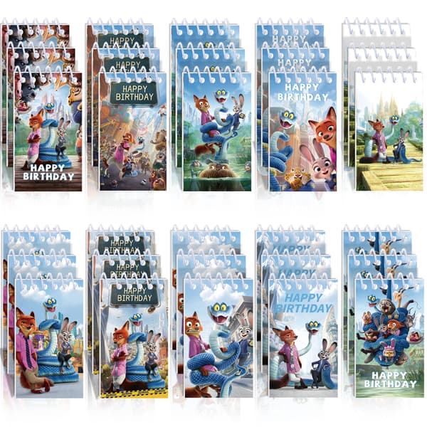 Zootopia-tema Kaninbetjent Notesbog/Swept Away Notesbog/Planlægger