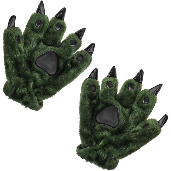 Winter Cosplay Animal Paw Gloves - Varma och söta unisex kostymtillbehör