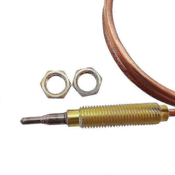 24\" Gass Termoelement Kit, M8x1 Gjenge Universal Termoelement Temperatur Sensor Termoelement Flammesvikt Sikkerhetsanordning-jie