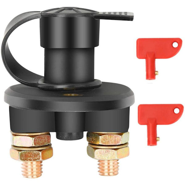 12V/24V Batteriisolatorafbryder, Maks. 200A Batteriisolatorafbryder til biler, lastbiler, både og køretøjer. Strømafbryder