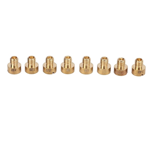 15 st Förgasare Huvudmunstycken Kit 88-150 Metall Slitstark Munstycke för Mikuni N100 604 VM22 VM24 VM26 VM30
