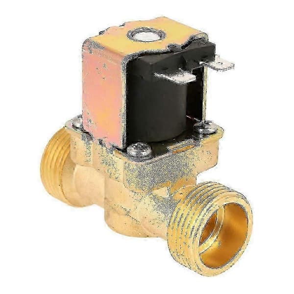 Magnetventil 12V, Solid messing vandtæt normalt lukket ventil for præcis vandkontrol, nem installation og stabil