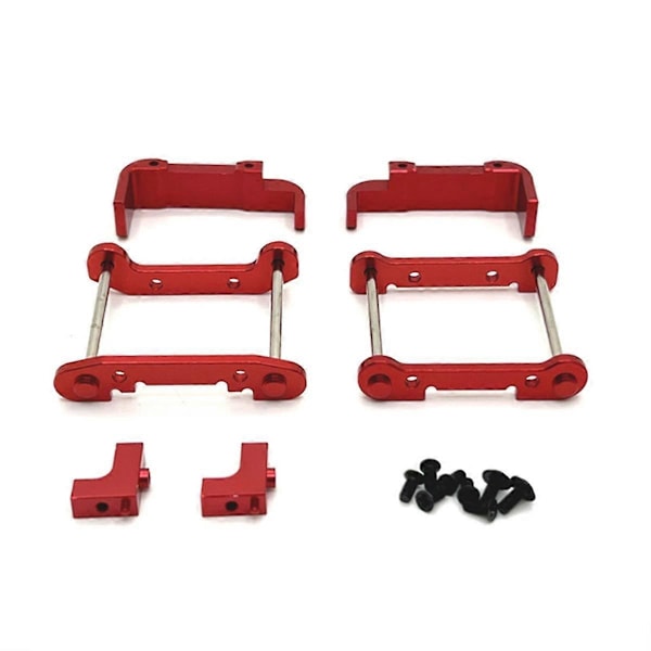Batteri Fastgørelsessæde Servo Fastgørelsessæde Svingarms Fastgørelsesdele til 1/14 144016 144018 C8803 Rallo RC Bil Rød