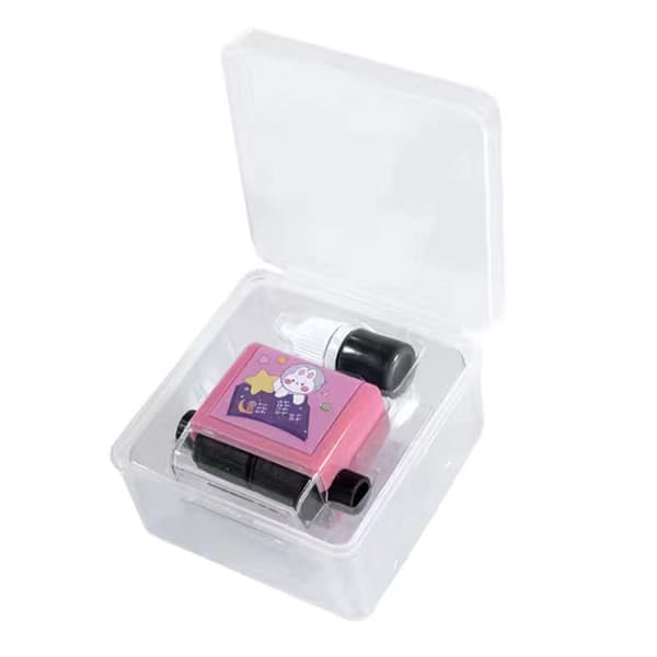 Matematik Stempel - Division, Pink Division