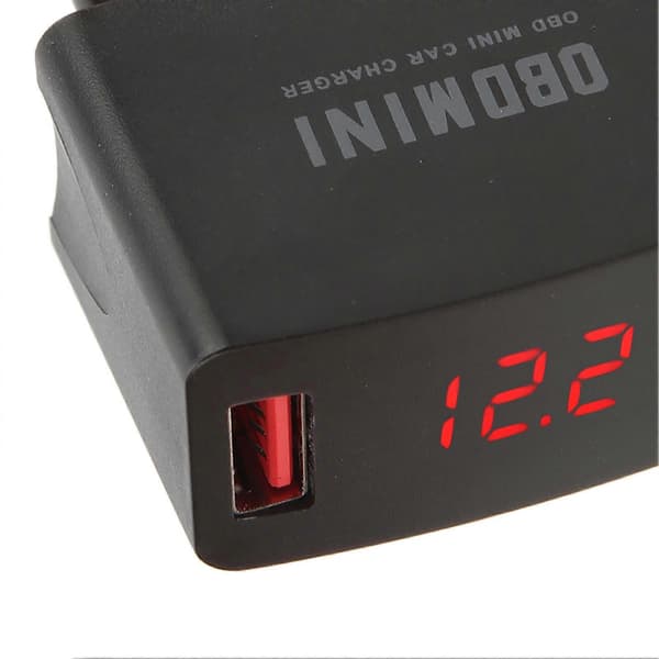 16-pinners OBD2 hannplugg USB-strømladekabel OBD-adapterkabel 48 cm Universal kontaktlader
