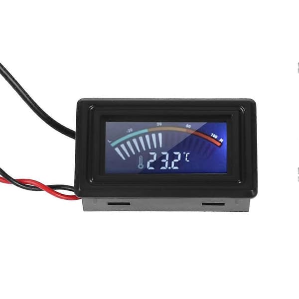PC Vannkjølingssystem Pointer Display Termometer Temperaturmåler