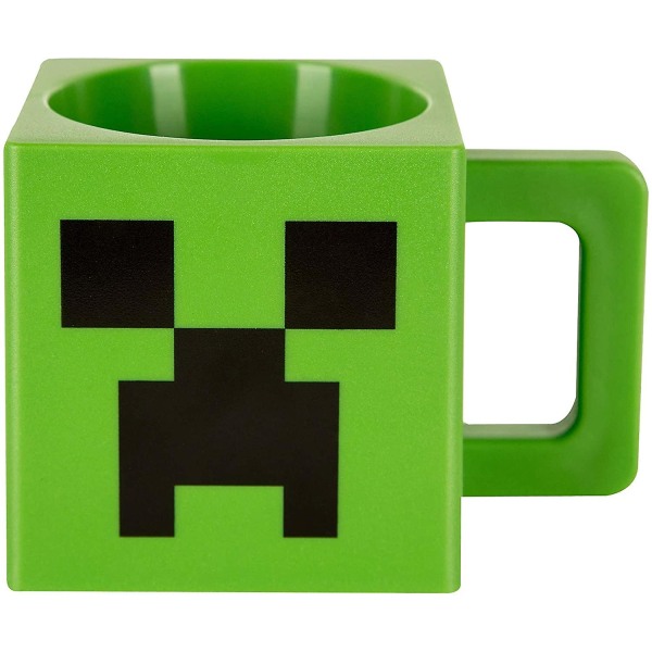 Minecraft fyrkantig mugg kaffekopp green