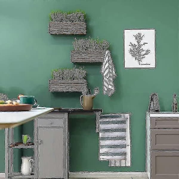 Håndklædeholder med 3 arme, 30 cm stænger roterende, børstet rustfrit stål