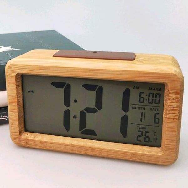 Digital Väckarklocka Bord Vattentät Väckarklocka Med Termometer