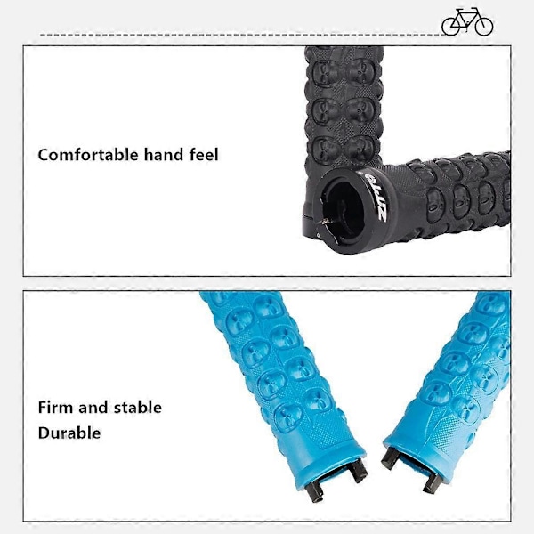 ZTTO AG23 Kraniemønster Cykeldele MTB Styrgreb Anti-slip TPR Gummigreb
