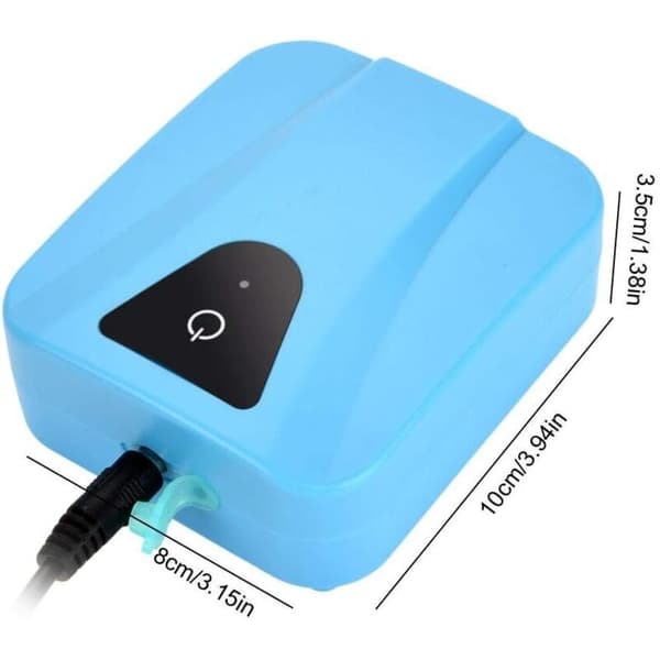 Professionell solcellsdriven dammluftare – 2 L/min luftpump – 3600 mAh batteri – 0,15 MPa tryck – Tyst luftflöde