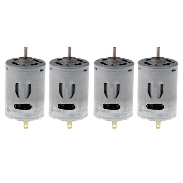 4x DC-moottori DC 6-12V 16400RPM Korkea Sähkömoottori DIY-lelut