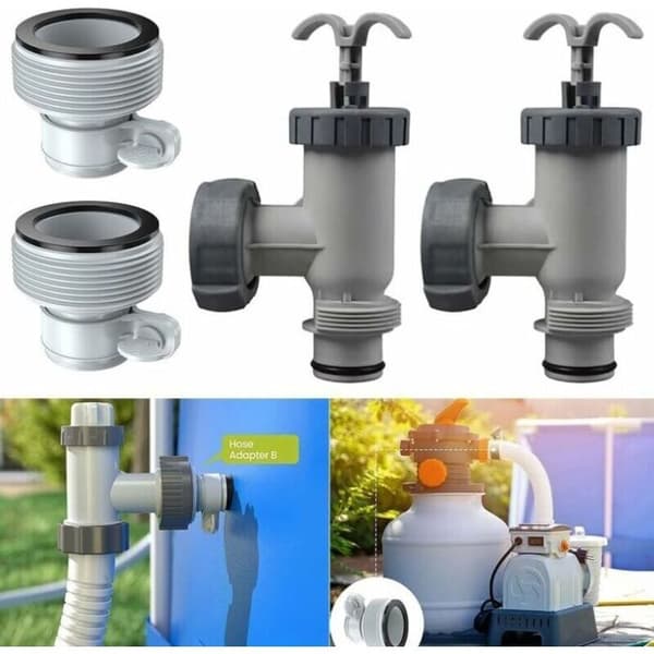 Ventil til Intex 1500, 2500 og 4000 gallon stempelventil udskiftningssæt