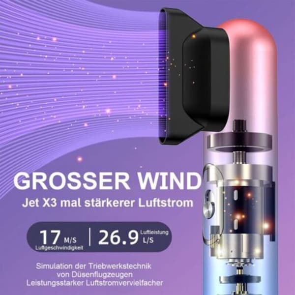 3-i-1 hårføner. Hårføner med negative ioner. med stylingmunnstykke og diffuser. flere temperaturinnstillinger