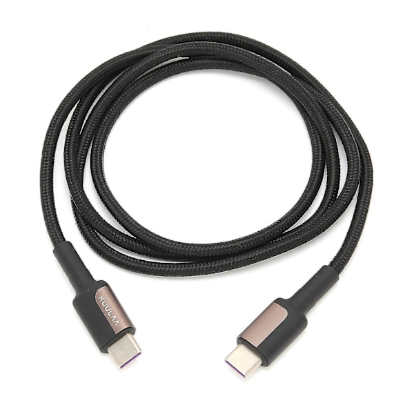 KUULAA Hurtiglading Sink Legering TypeC til TypeC Nylon Flettet Ledning Mobiltelefon Datakabel (2m)