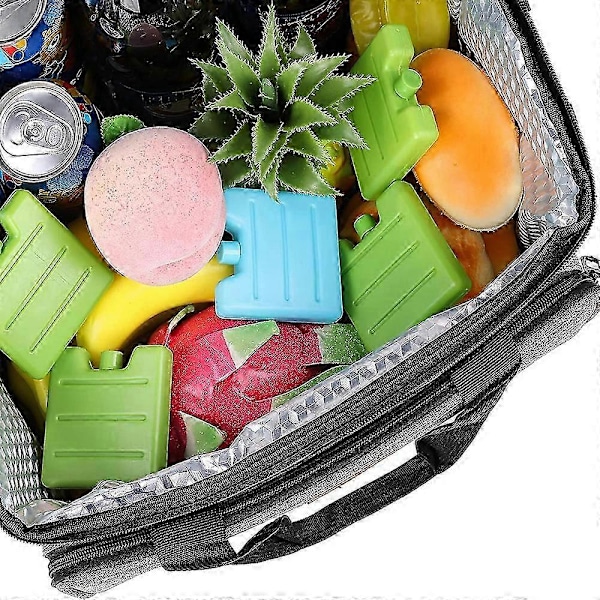 12 Mini Jääpalan Pakkaus, Tilaa Säästävät Viilennysosat Lounaslaatikoihin, Ihanteellinen Kouluun, Piknikille ja Leirintään