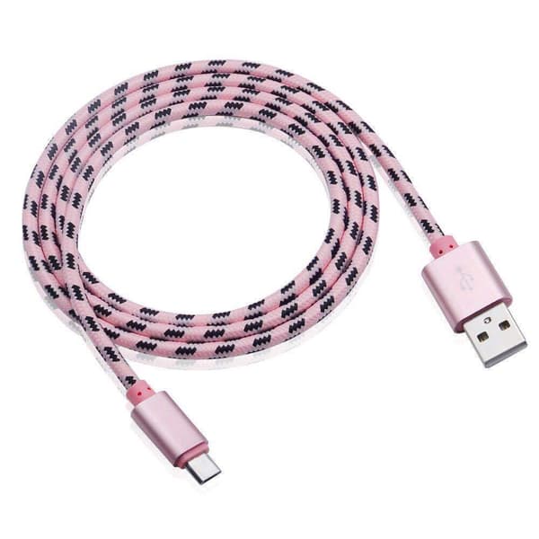 5-pack 2-meters flätade Lightning-kablar för iPhone 11, 13 och 14
