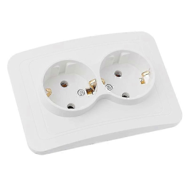1 kpl 220V 16A 118x80mm EU Kaksoismaadoitettu pistorasia Kotitalous- ja teollisuuskäyttöön
