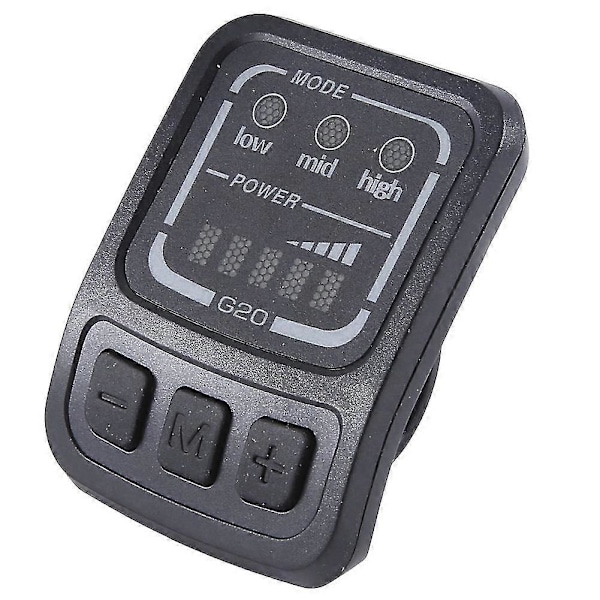 Elektrisk Cykel Display G20 LCD Display Kontrol 24V 36V 48V Hastighedsmåler Hastighedsmåler Ledningsforbundet SM Stik