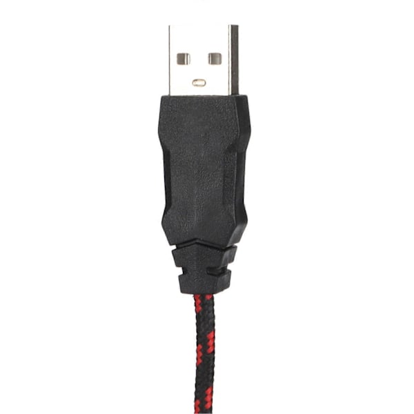 Trådbunden Gamingmus USB-port Ergonomisk 3200 DPI Justerbar RGB Optisk Datortillbehör Svart