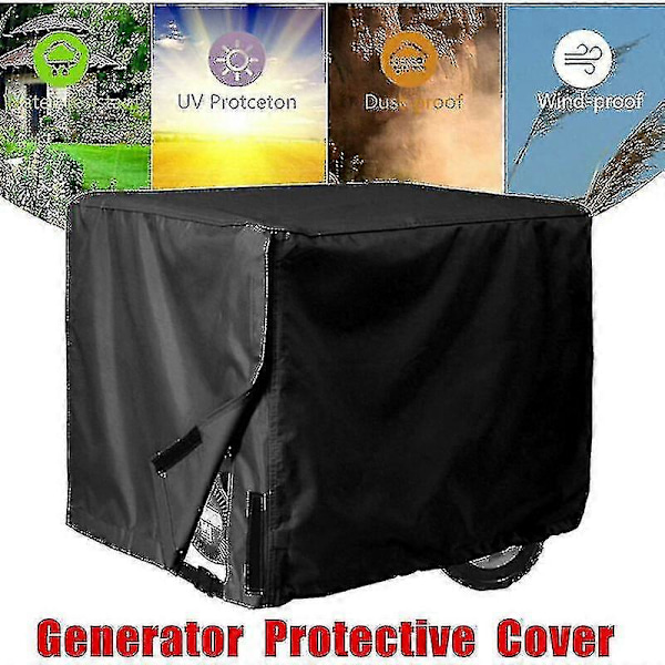 Vattentätt Skyddsfodral För Generator, 210d Oxford Polyester Skyddspresenning För Generatorer Och Kraftkällor (66*51*51cm) -HGDMV