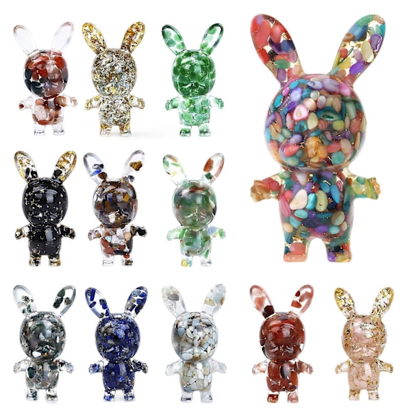 Krystalgrus Skrivebordsornament Dejlige Voldsomme Bjørnefigurer Fantasy Samlerobjekt Håndlavet Fødselsdagsgave